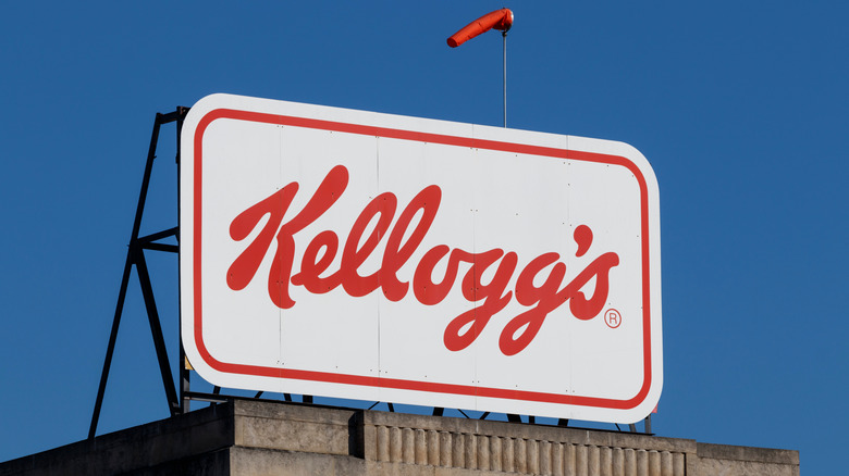 A Kellogg's sign