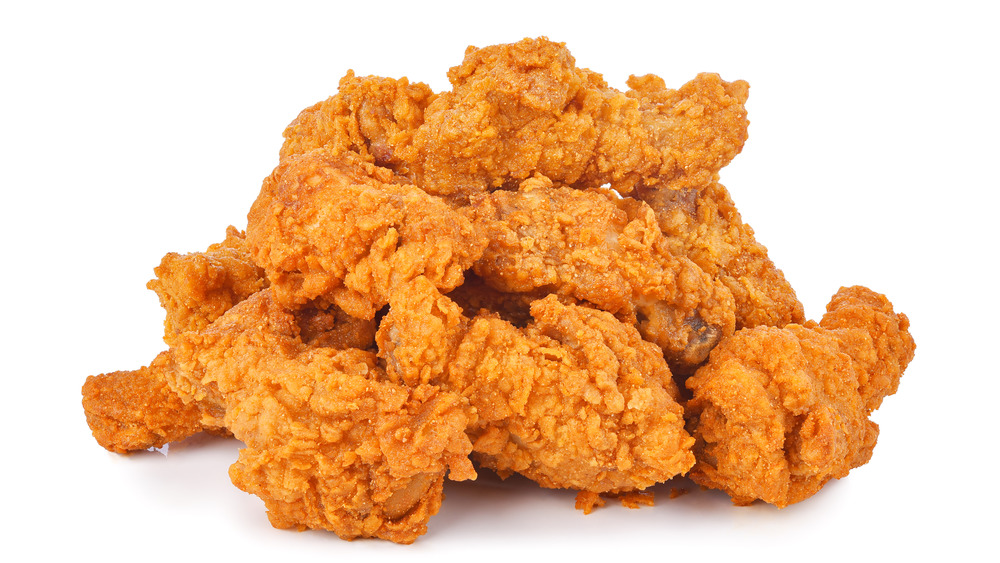 pile of fried chicken
