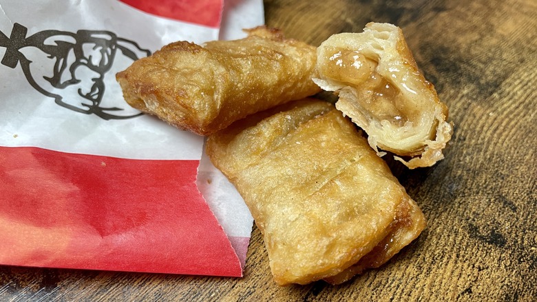 Apple Pie Poppers KFC wrapper