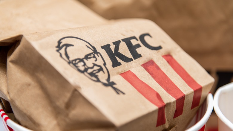 A KFC bag
