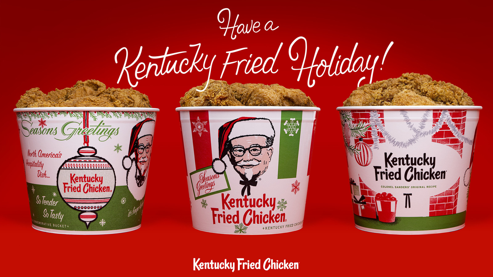 KFC Bucket Meals Are Getting A Retro Makeover For The Holidays