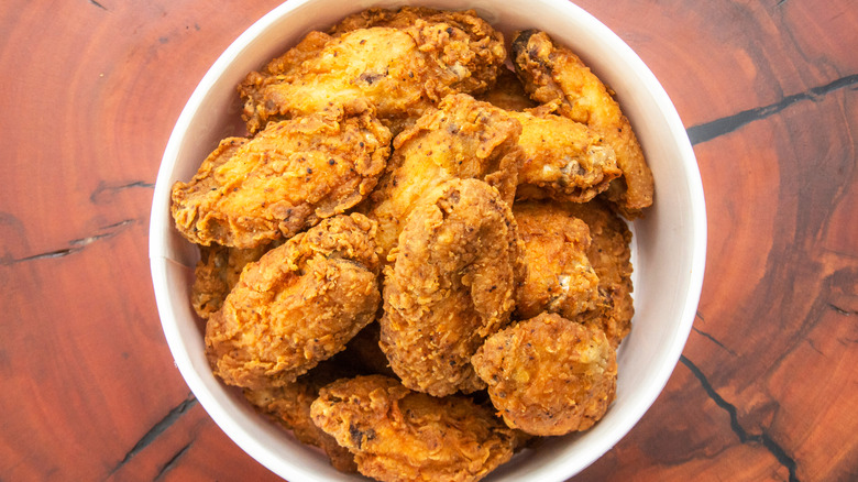 KFC chicken in bucket