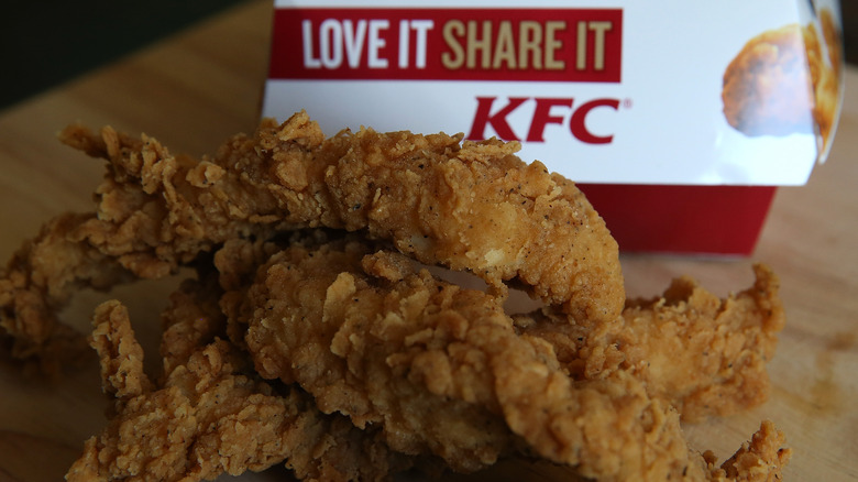 KFC chicken tenders