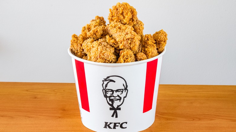 bucket of KFC chicken