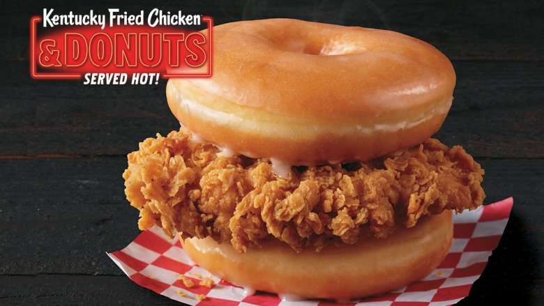 Kentucky Fried Chicken & Donuts Sandwich