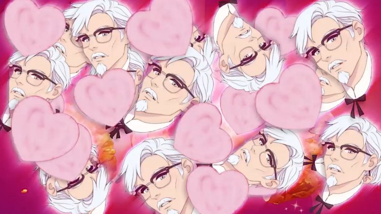 KFC Colonel Sanders dating sim