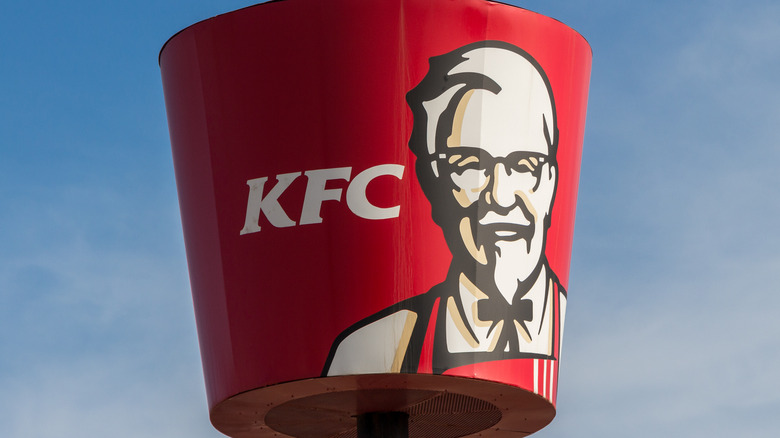 Exterior KFC sign