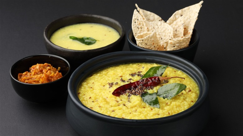 Khichuri Indian porridge with spices 