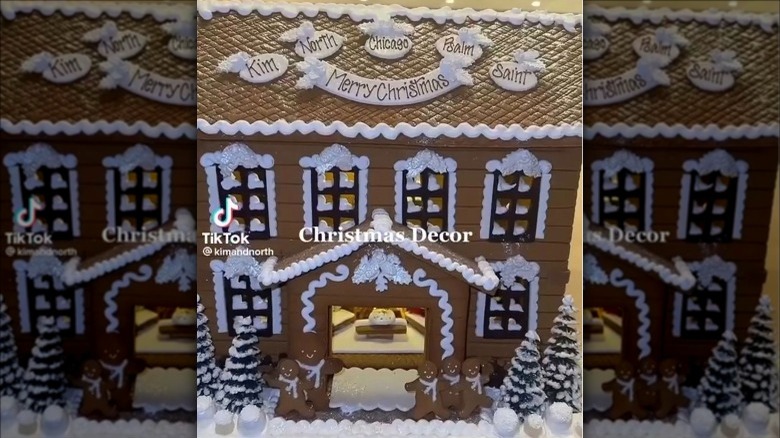 kim kardashian gingerbread house