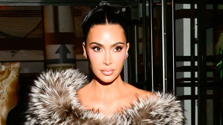 Kim Kardashian close up