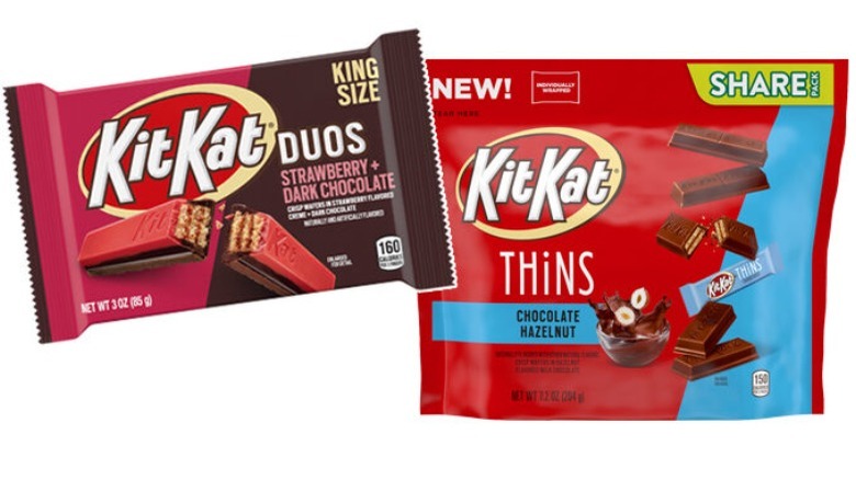 Kat Kat duos and Kit Kat thins