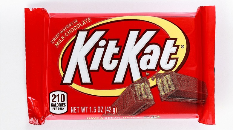 wrapped kit kat bar