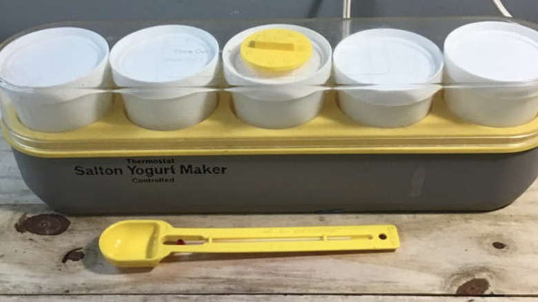 Retro Salton Yogurt Maker with thermometer