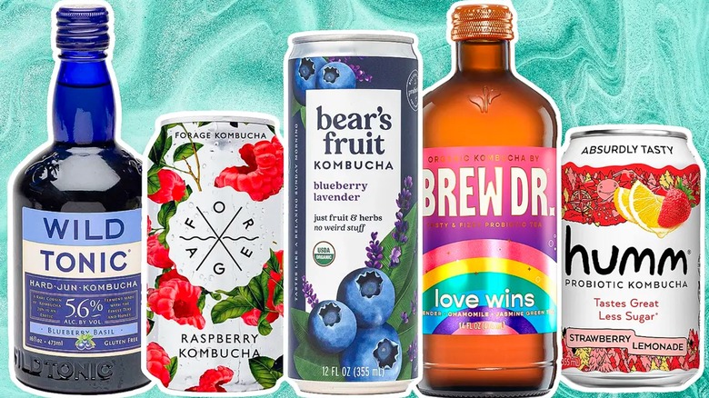  Koe Kombucha Cans, Mango, Organic Sparkling Fruit Drinks With  Live Probiotics and Vitamin C