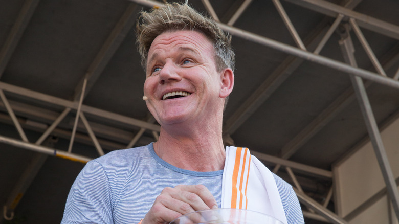Gordon Ramsay on stage