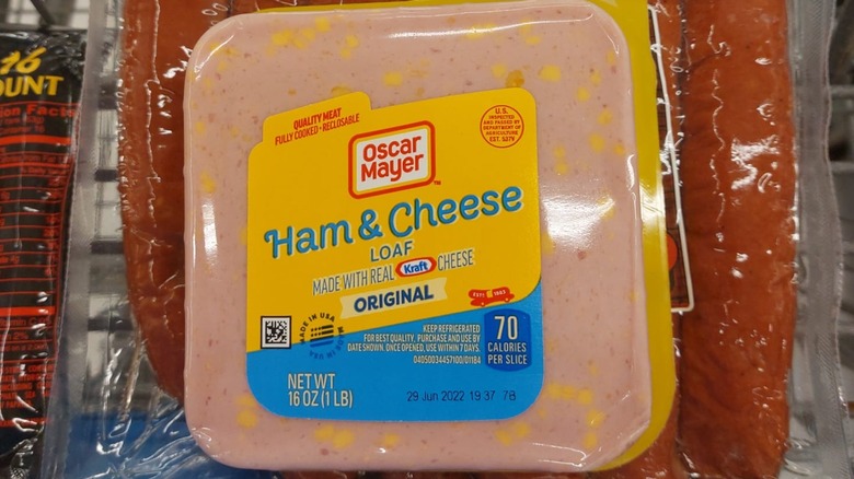 Oscar Meyer ham and cheese loaf