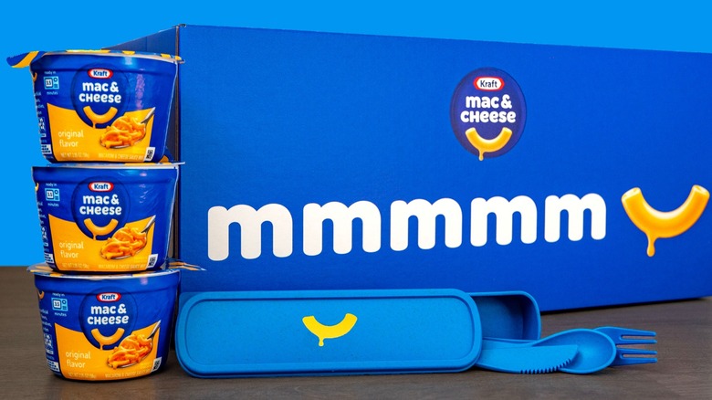 Kraft Mac & Cheese Easy Mac Cups and care pack