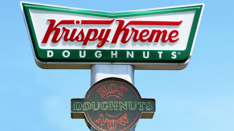 Krispy Kreme sign