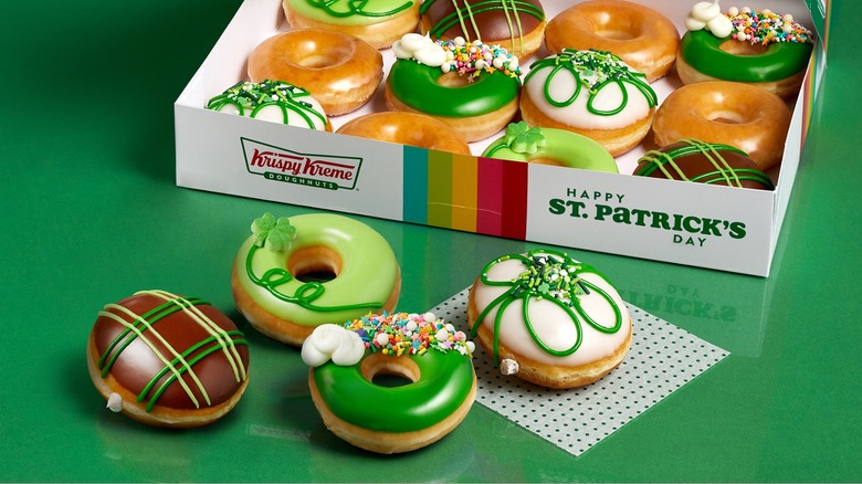 Krispy Kreme St. Patrick's donuts