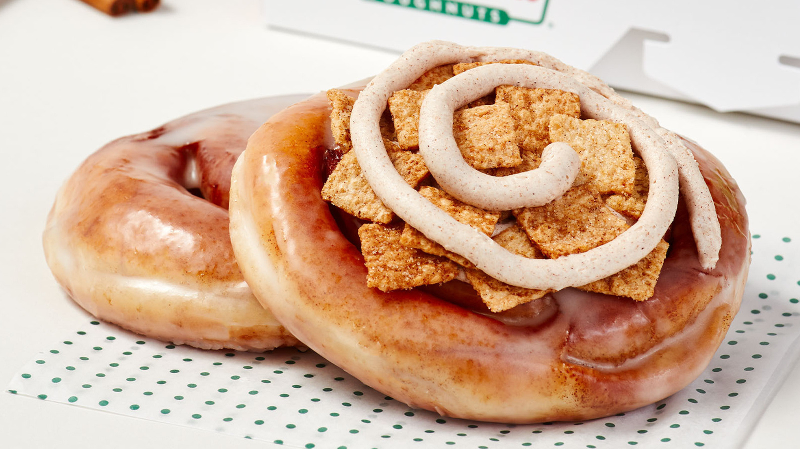 Krispy Kreme's New Cinnamon Rolls Come With A Crunchy Twist