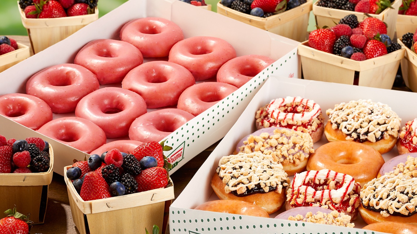 Krispy Kreme's New Doughnuts Are Berry Delicious