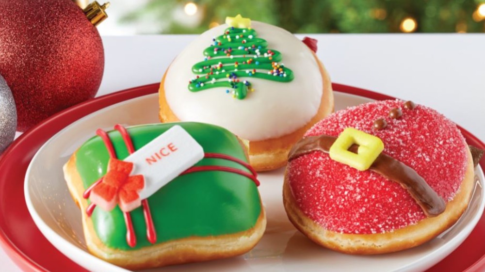 new holiday doughnuts from Krispy Kreme