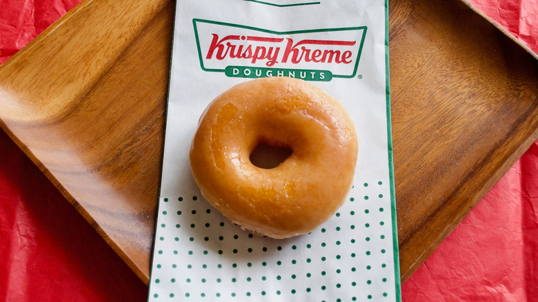 Krispy Kreme bag donut