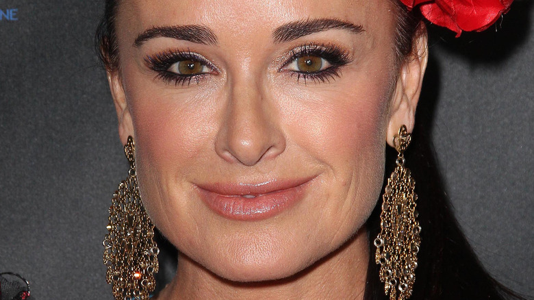 Kyle Richards dangling earrings