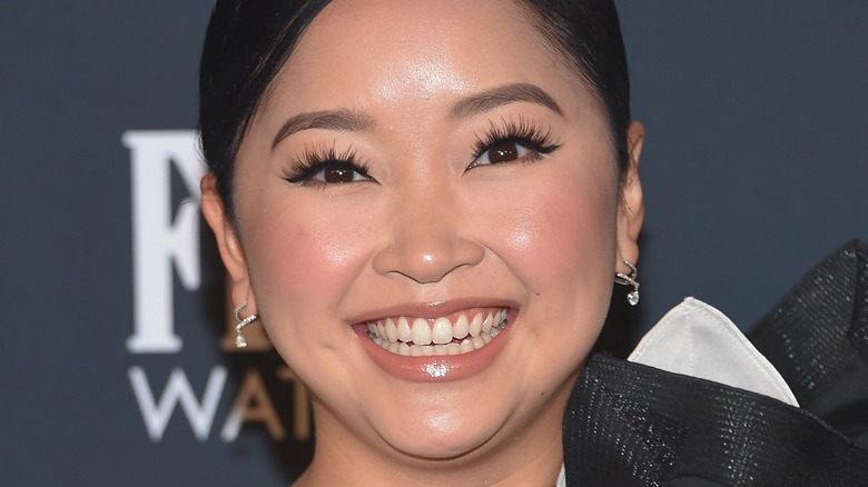 lana condor smiling