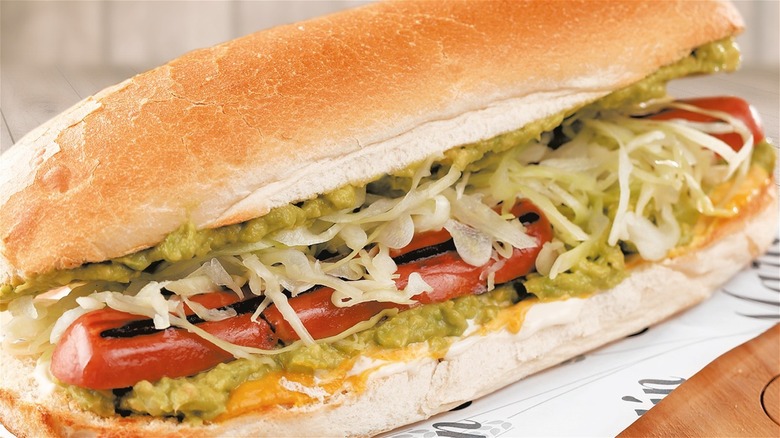 Latin American hot dog