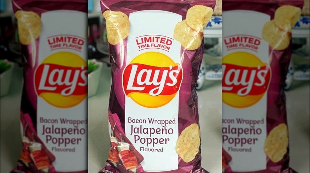 Lay's bacon wrapped jalapeno popper chips
