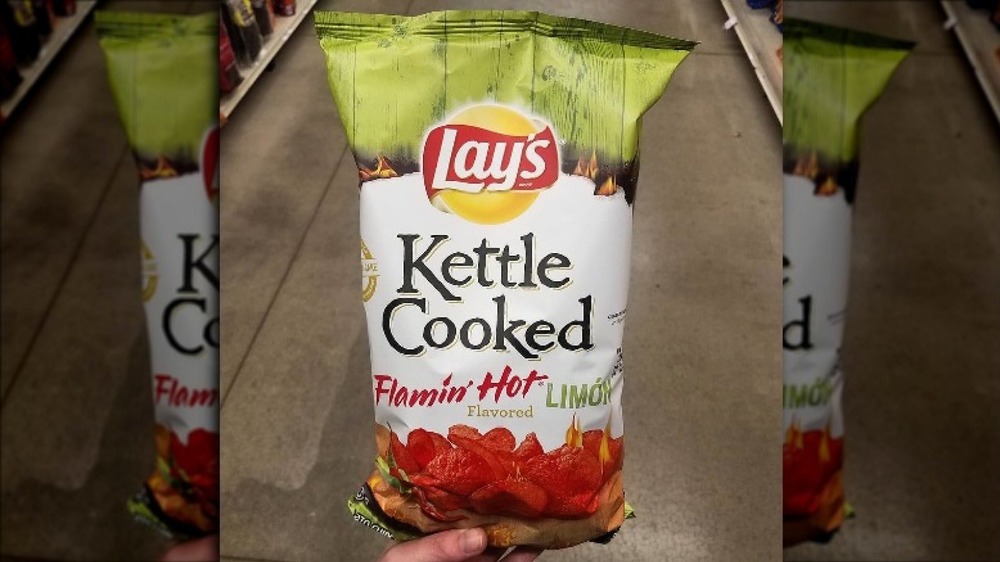 Lay's Kettle Cooked Flamin' Hot chips