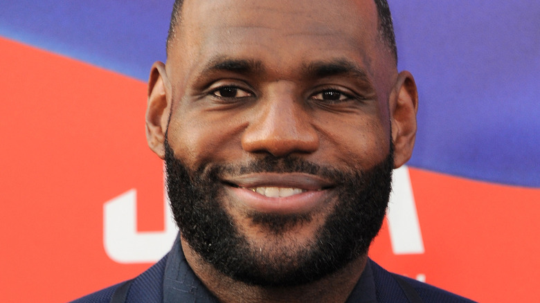 LeBron James smiling