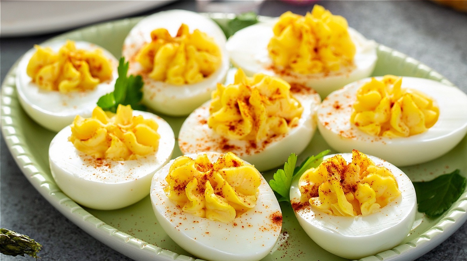 Leftover Olive Brine Can Give A Tangy, Creamy Kick To Deviled Eggs