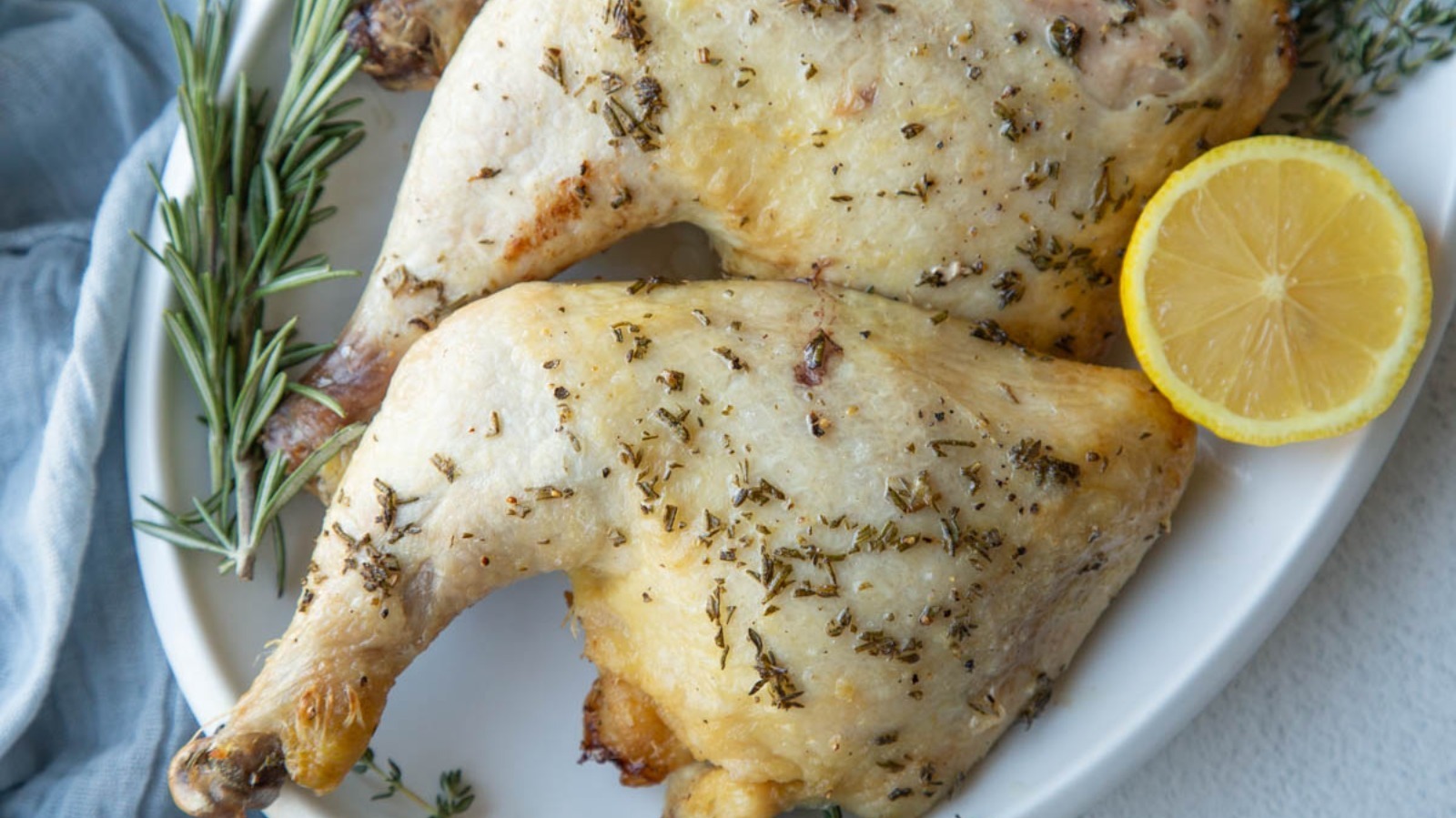 LemonHerb Chicken Quarters Recipe