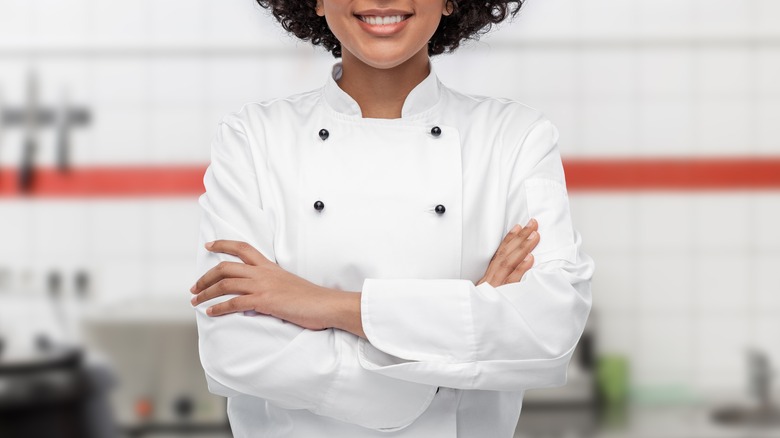 celeb chef with white jacket