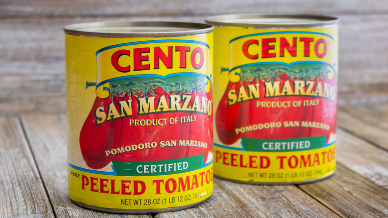 Canned San Marzano tomatoes