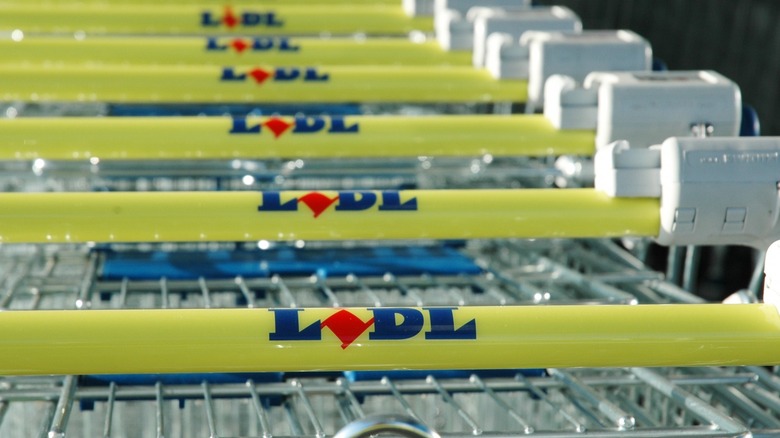 Lidl grocery carts