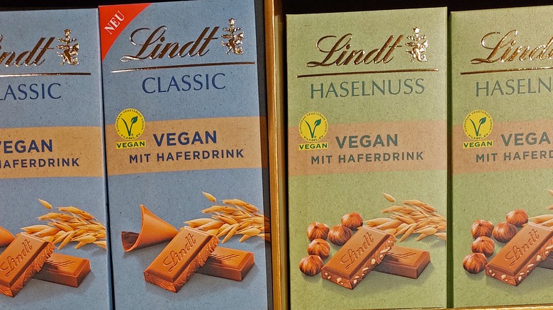 Lindt vegan chocolate in Germany