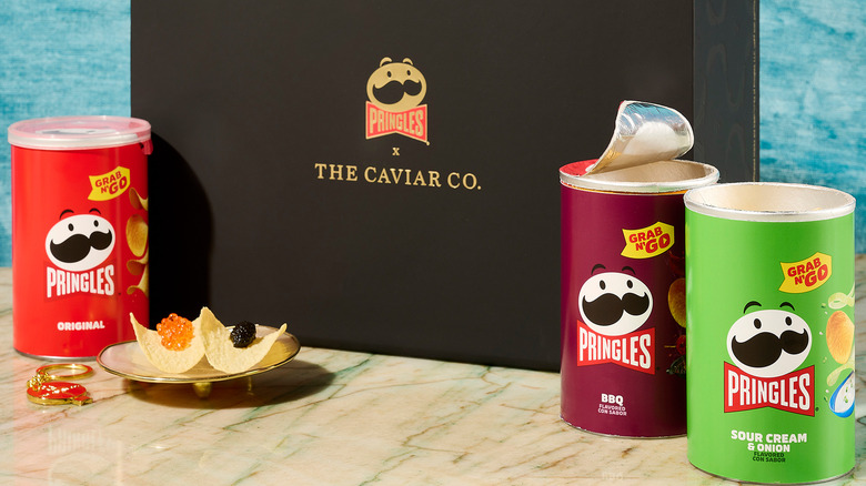 Pringles and the Caviar Co. Collection box