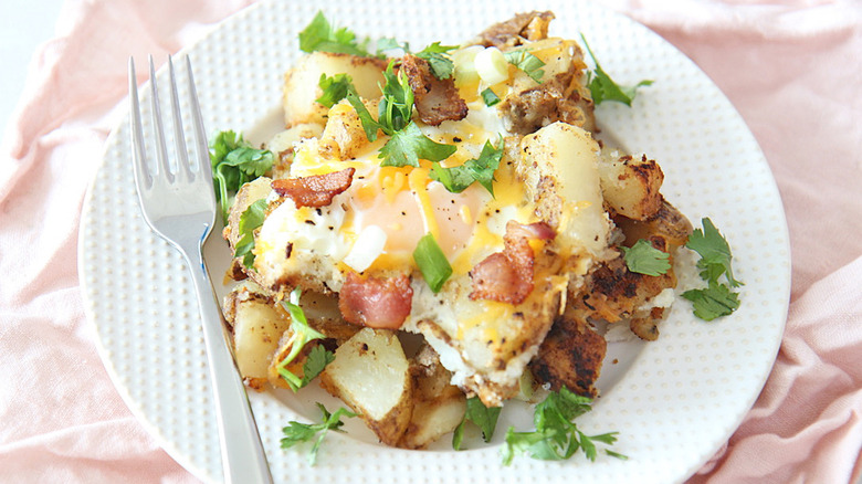 loaded baked potato skillet