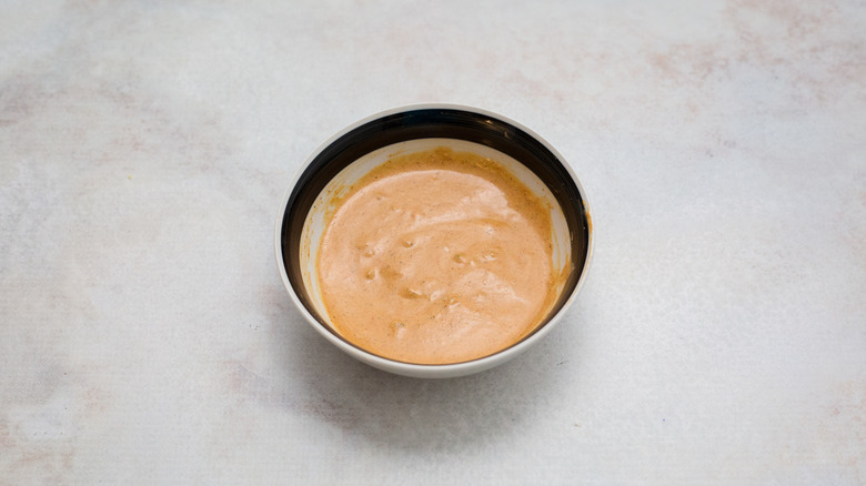 burger sauce in small bowl