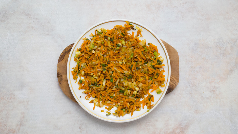 cooked vegetables on white plate