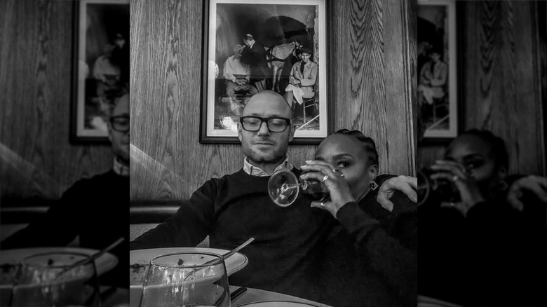 Lorraine Pascale with her husband Dennis O'Brien
