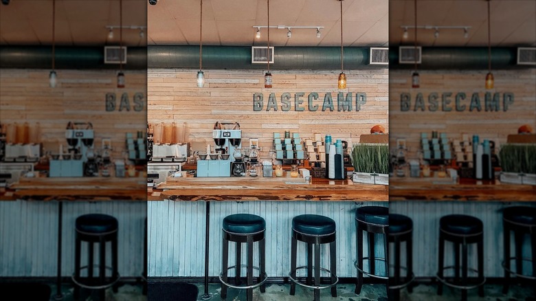 Counter in Basecamp Dinette