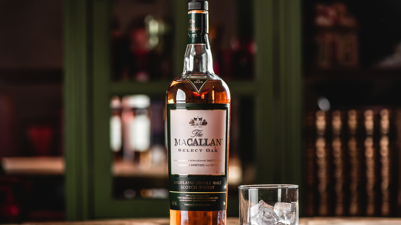 The Macallan scotch bottle