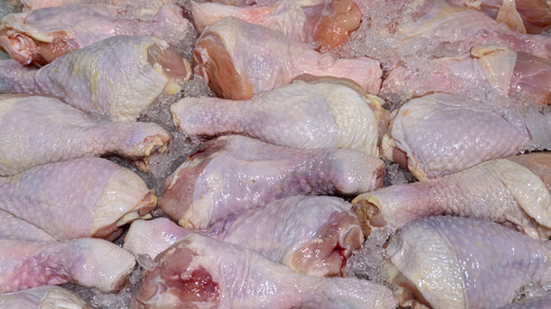 frozen chicken drumsticks in store