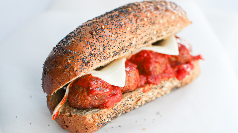 meatball sub sandwich