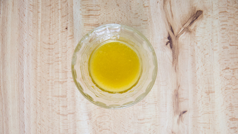 honey butter in small dish