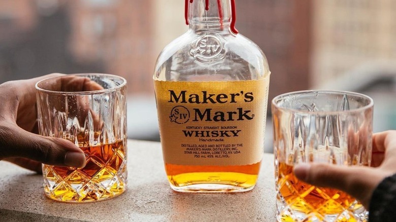 Maker's Mark whisky bottle